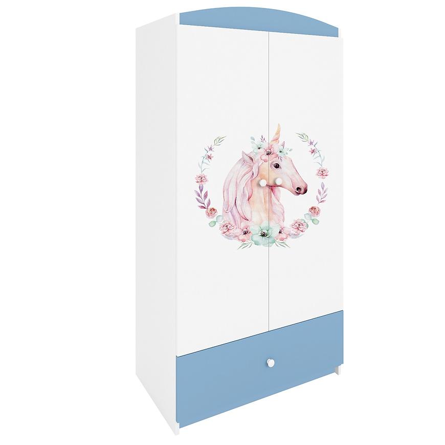 Skriňa Babydreams modrá – Kôň