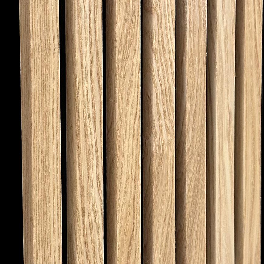Akustické lamely na plsti natural dub fornir 300x2650 mm