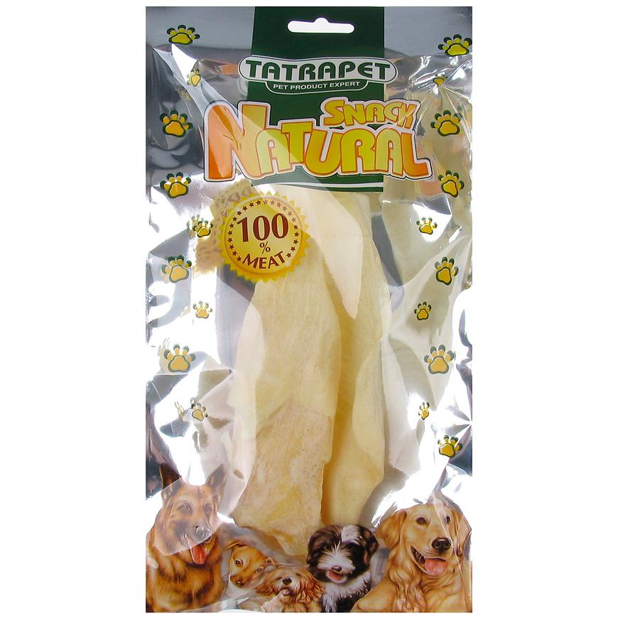 Ucho hovädzie biele 20-25 cm 1 ks Snack Natural