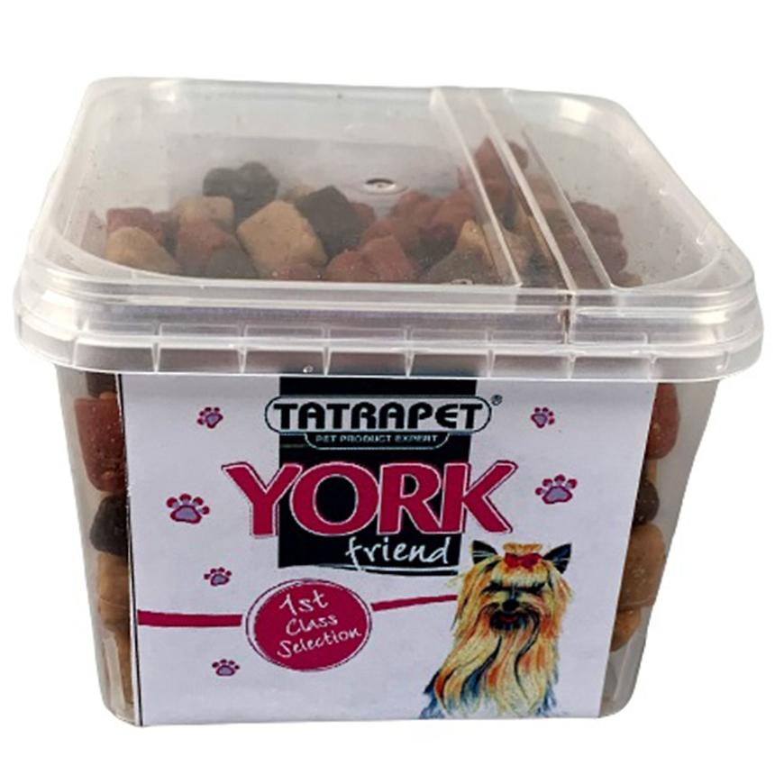 Srdiečka pre yorka mix hydinové + jahňacie + losos 200 g