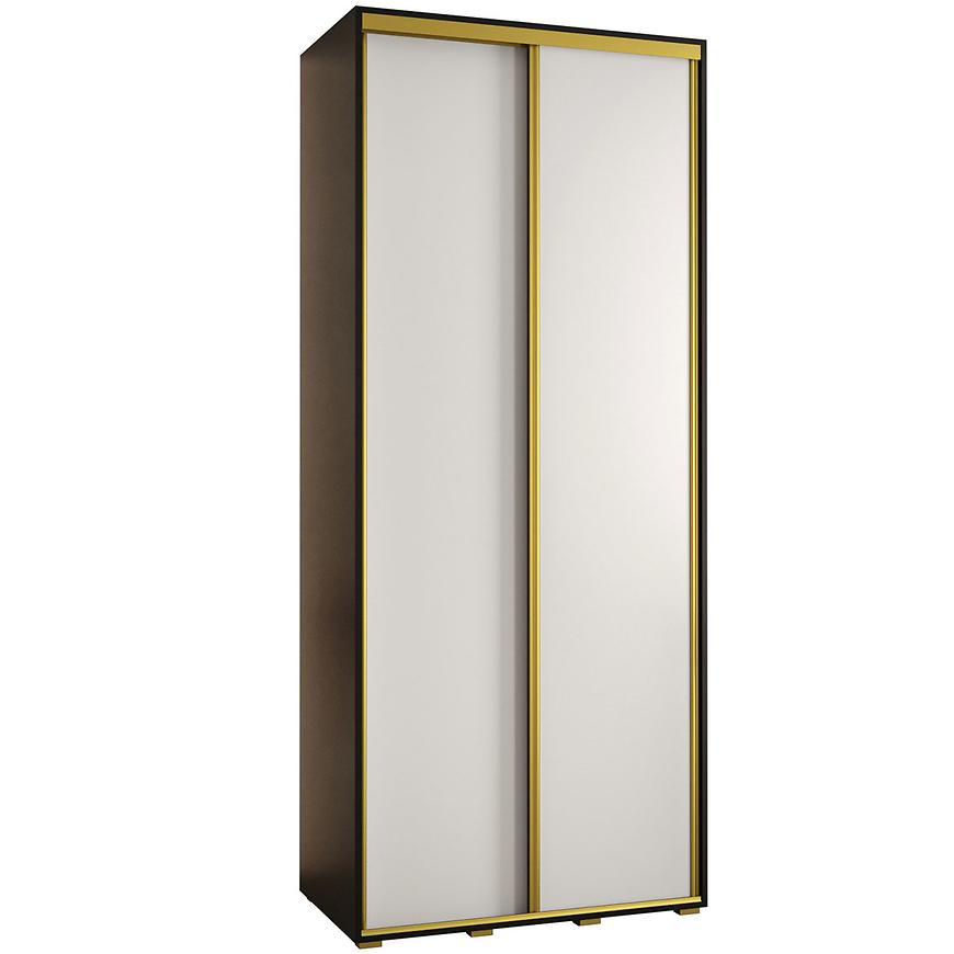 Skriňa 45 Canaris 1 100 čierna/biela/gold