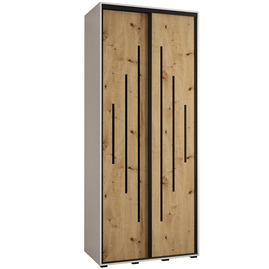 Skriňa 45 Canaris 12 120 biela/artisan/čierna