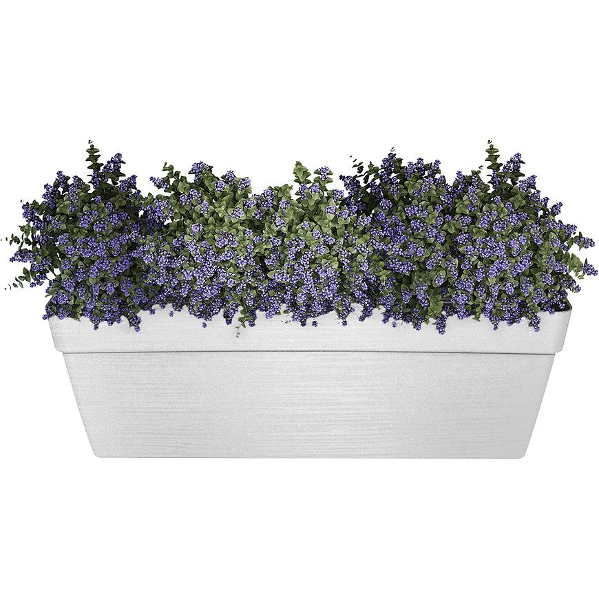 E-shop Kvetináč Melrose Glamour 50x18x16h 10lt Biely Dbw50