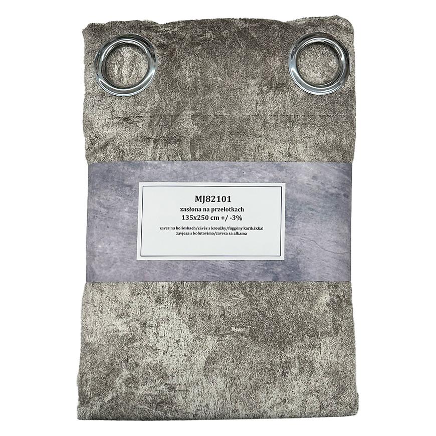 Záves na priechodkách MJ82101/1 135x250 krémová