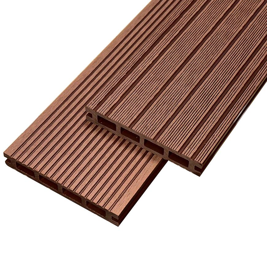 Kompozitná terasová doska MERCADO Basic hnedá 2000x120x20 mm