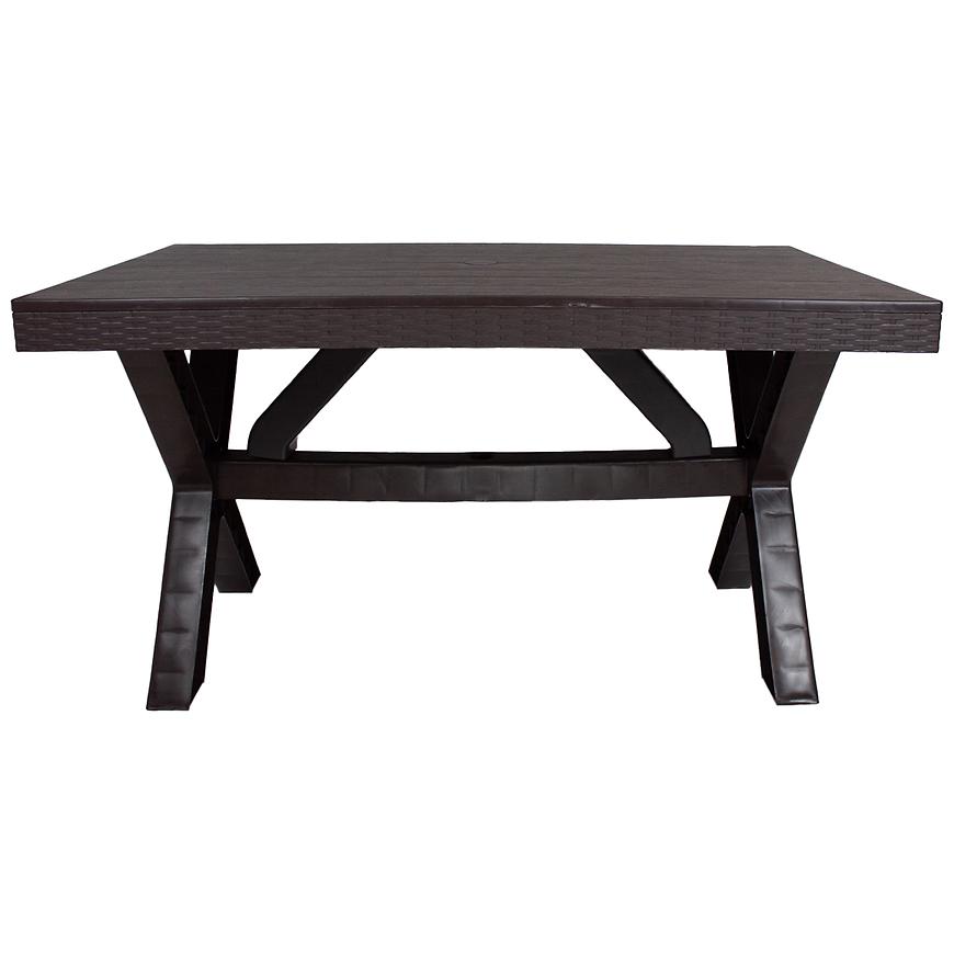 Stôl Rustic 80x140 hnedá