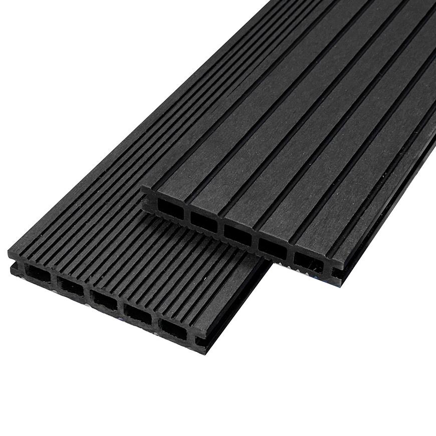 Kompozitná terasová doska Mercado optimum antracit 2200x140x20 mm