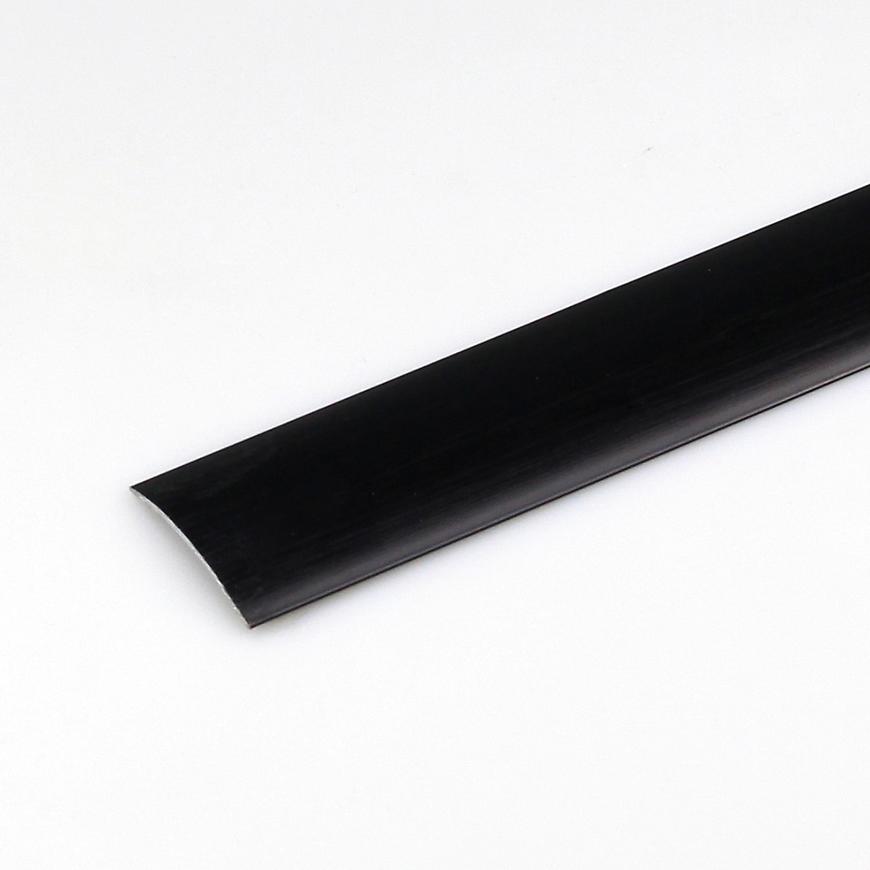 Profil podlahový samolepiaci hliník brúsený čierny 3,2x30x900 mm