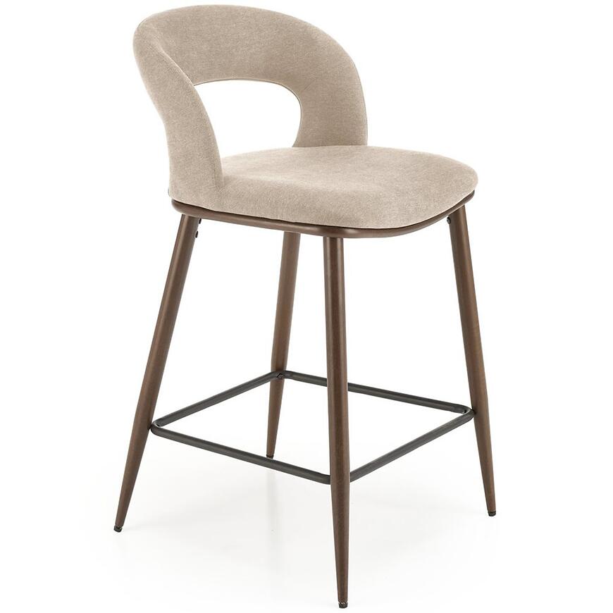 Barová Stolička H114 béžová/orech