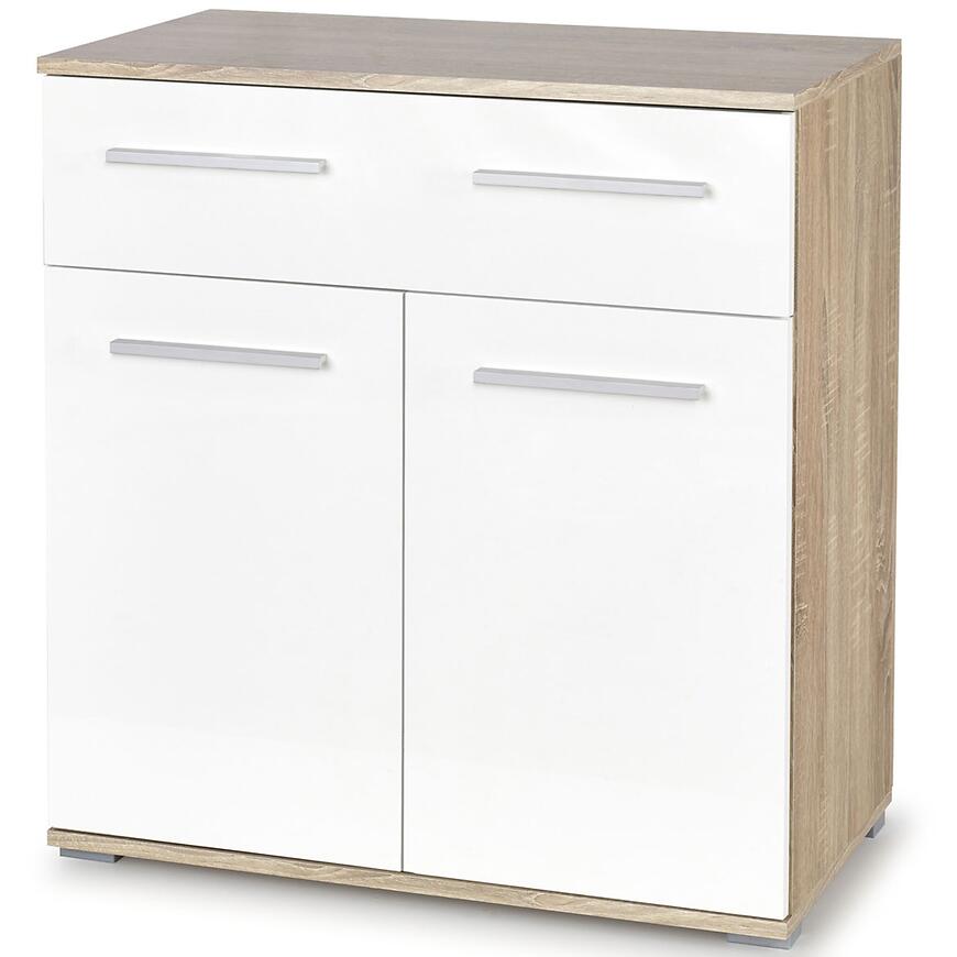 Komoda Lima KM-1 sonoma/biela