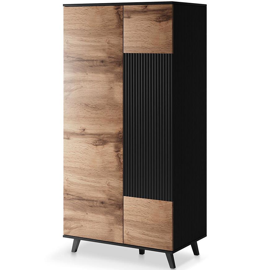 E-shop Skriňa Random S-1 wotan/čierna