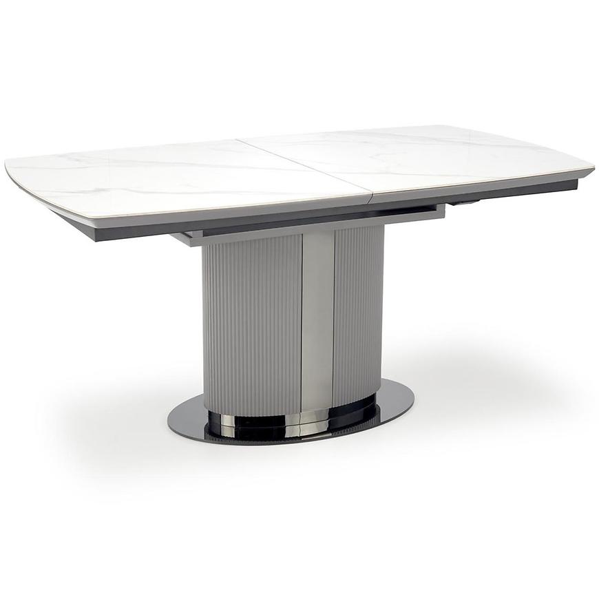 Stôl Dancan 90x160 keramika/MDF – mramor/popol