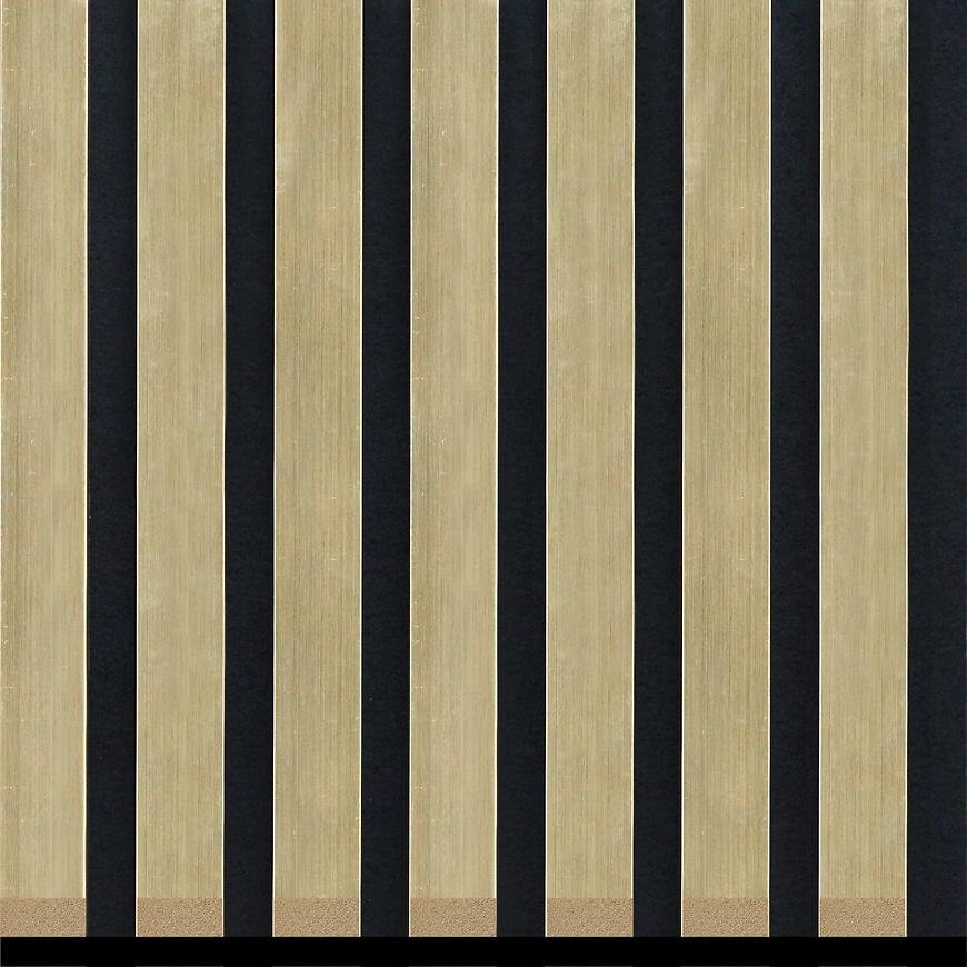 Akustické lamely 3D na plsti zlaté 21x300x2650 mm