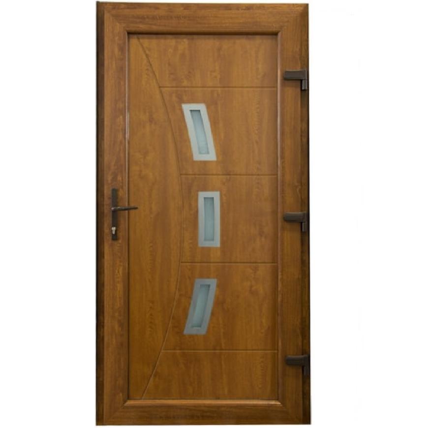 Dvere vchodové Candy D26 90P zlatý dub
