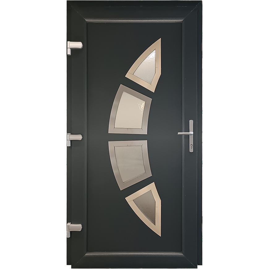 Dvere vchodové Zagrzeb D31 90L antracit