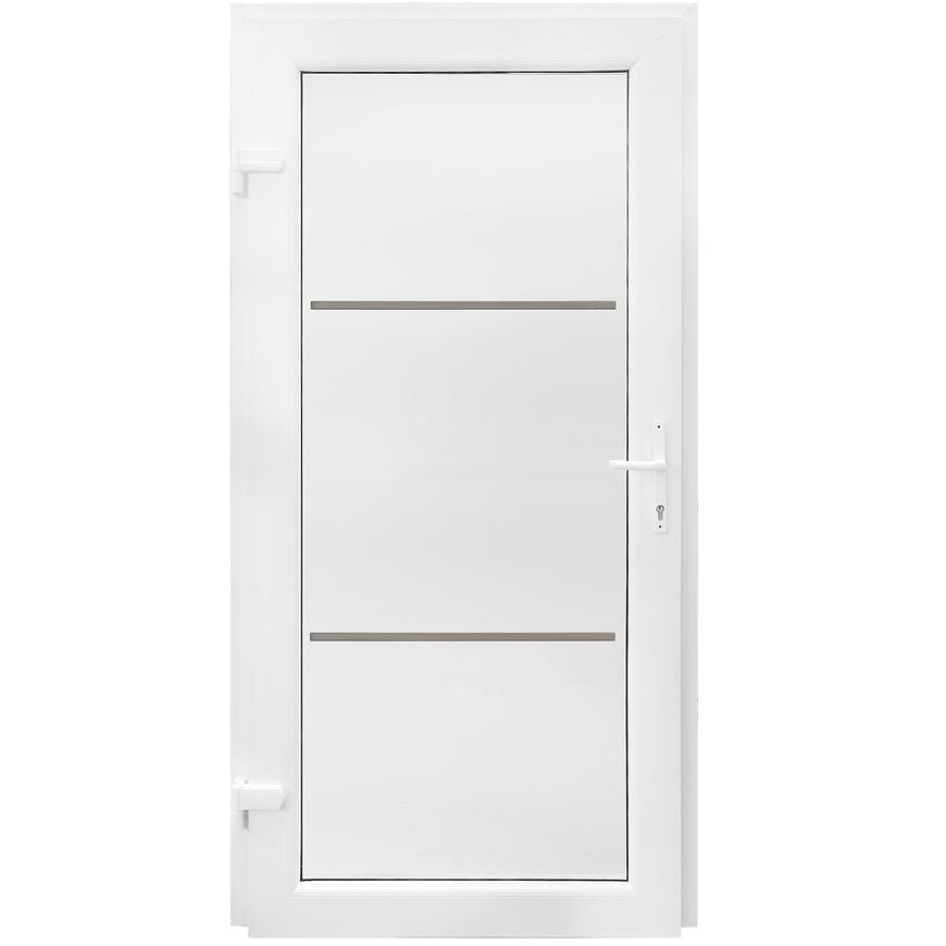 Dvere vchodové Split D35 98x198x7 90Ľ biele
