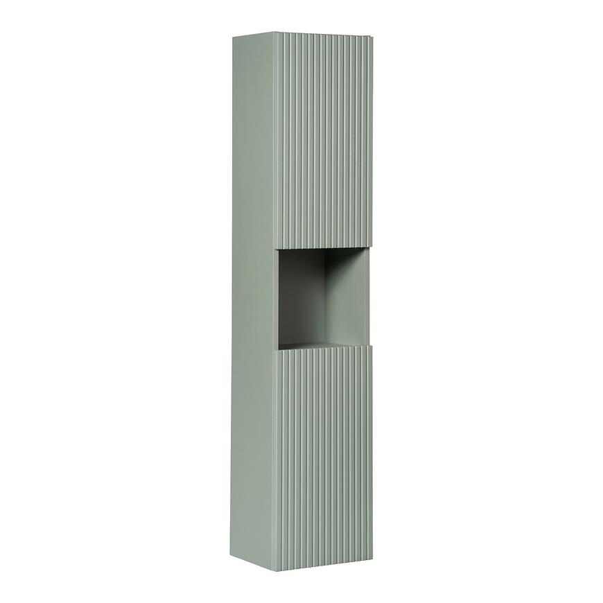 Vysoká skrinka do kúpeľne LINE REED GREEN 80-03-2D šalvia