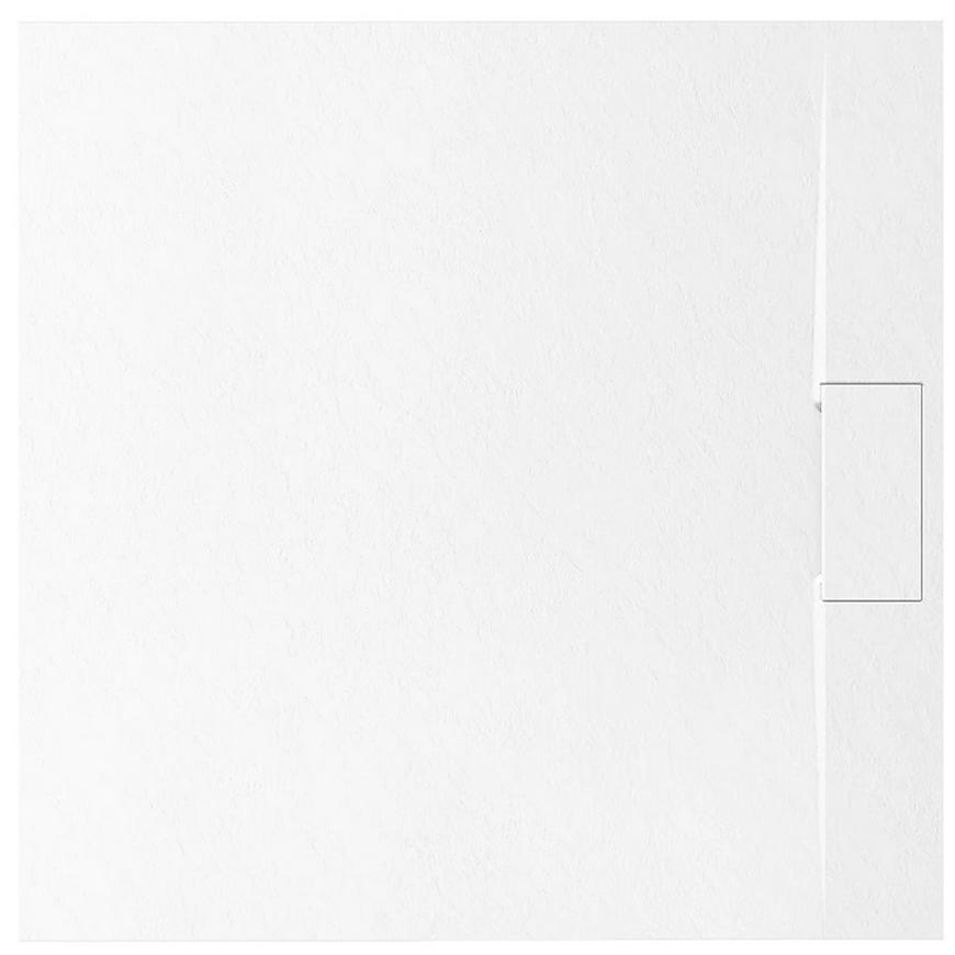 Vanička štvorcová Bazalt white 90x90