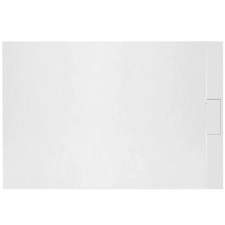 Vanička obdĺžniková Bazalt white 80x100