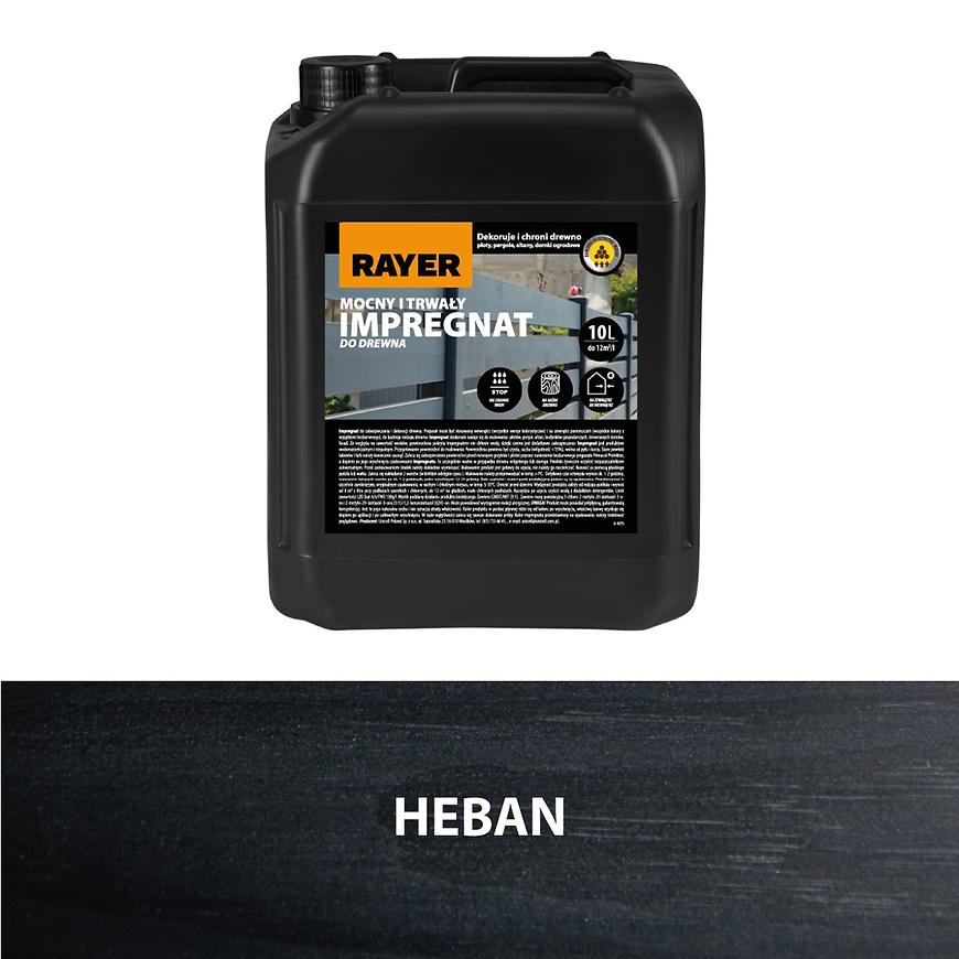 E-shop RAYER Lazúra na drevo 10 L heban