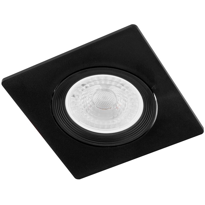 Podhľadové svietidlo GU10 Ventus štvorcové čierne
