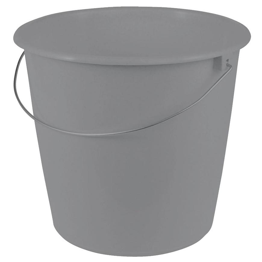 Vedro s kovovou rúčkou 10l sivá 28,5x26130