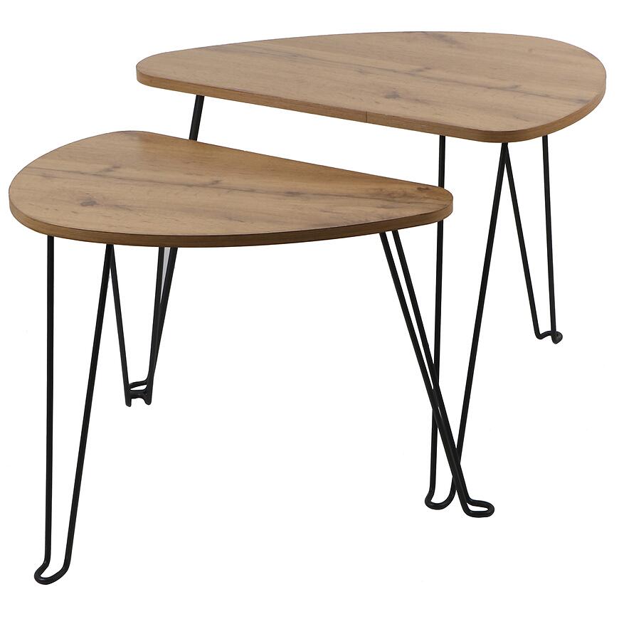 Súprava stolíkov Loft 8647 C vintage wood