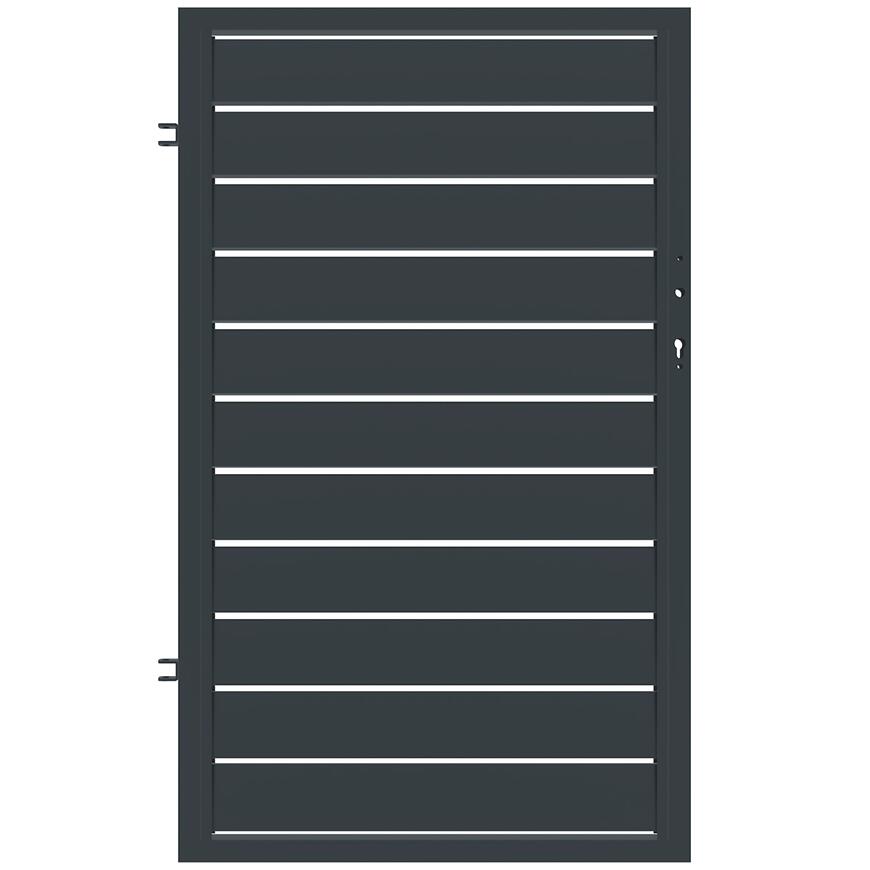 E-shop Bránka Salerno ľavá 90x150 ZN RAL7024 mat