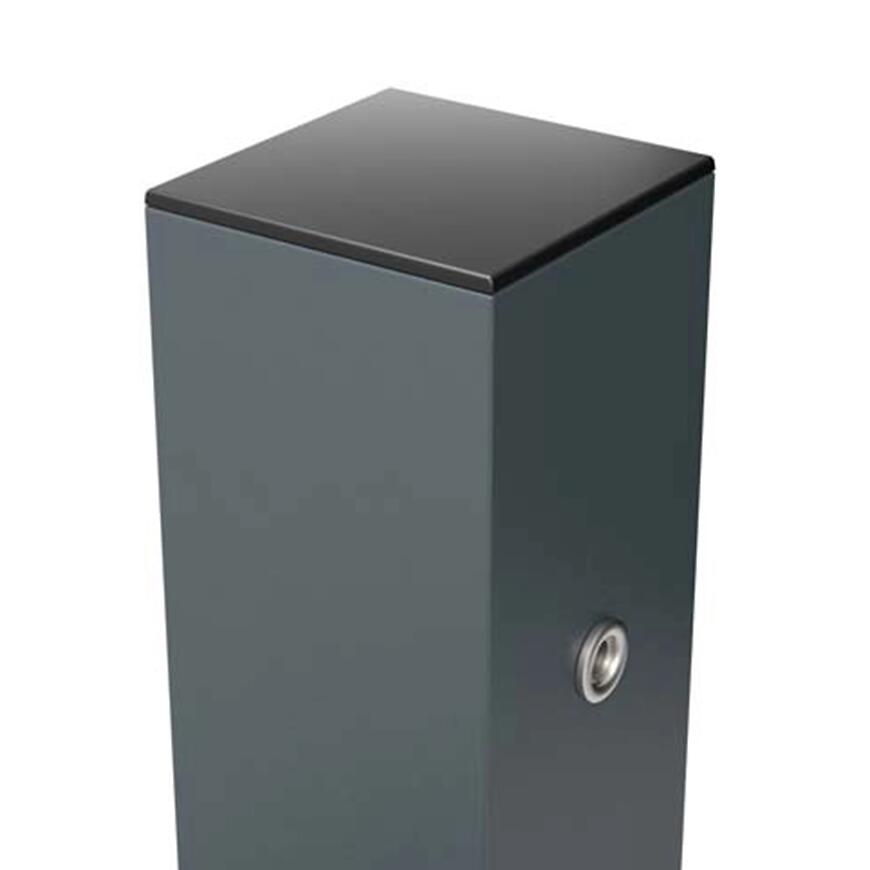 E-shop Bránový stĺp Salerno/Novara 10x10x220 RAL7024 mat