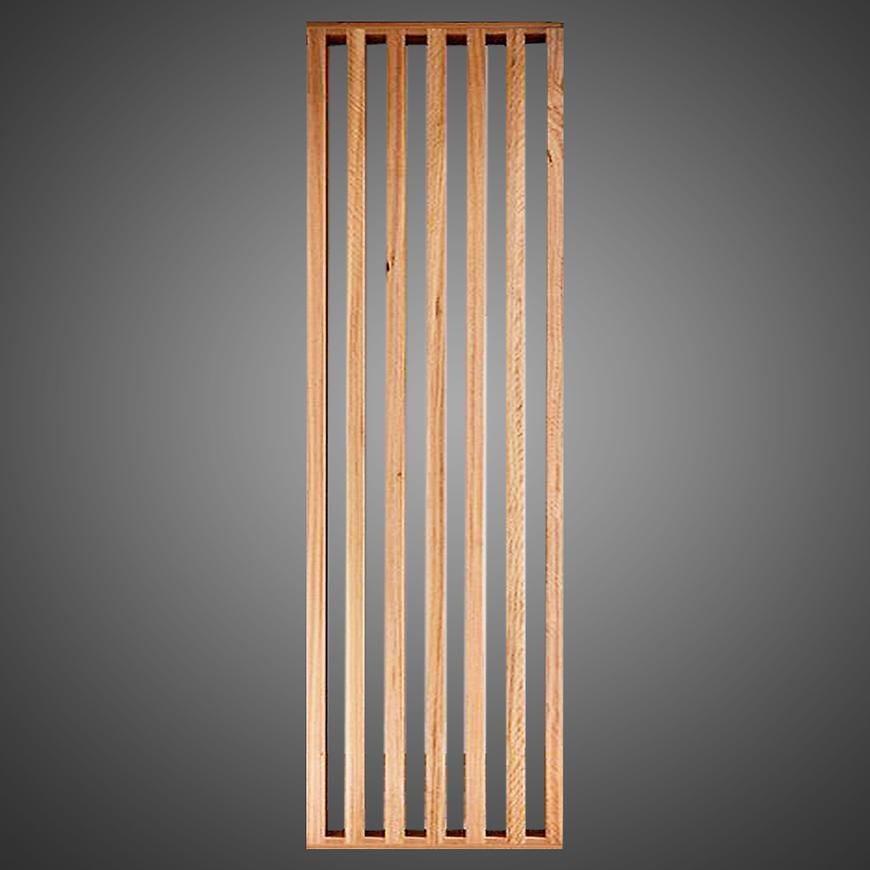 Lamelová stena 3D MDF Natural 60x265cm