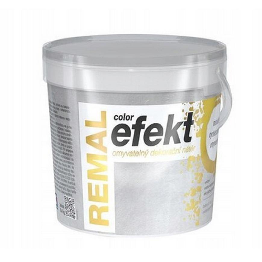 E-shop REMAL EFEKT Dekoračný maliarsky náter strieborný PLAST 0,4KG