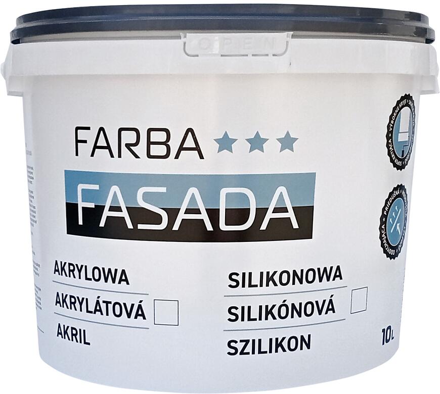 E-shop Termo Bravo Fasádna silikónová farba biela 10l