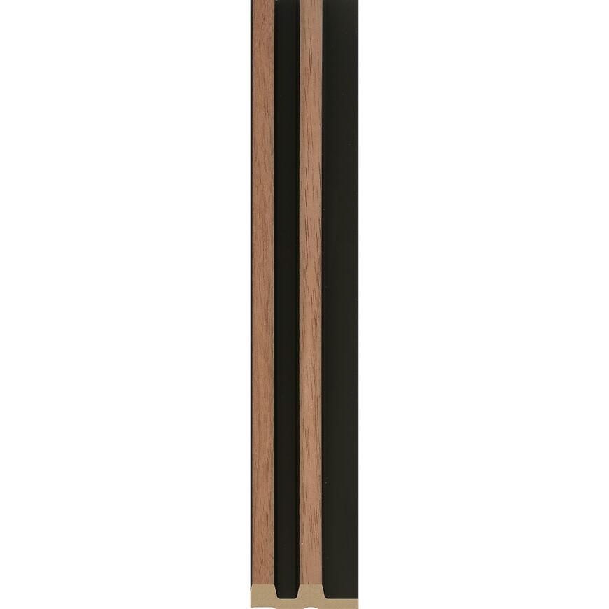 Dokončovacia lišta prava MODERN SLIM Walnut Black 2.65m