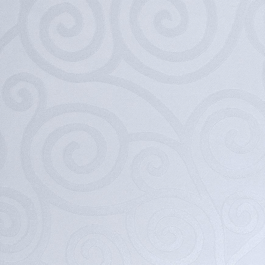 Obrus Slimák biela 160x220 cm ovál odolný voči škvrnám