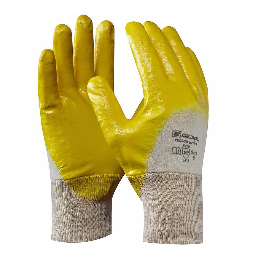 E-shop Rukavice YELLOW NITRIL 9