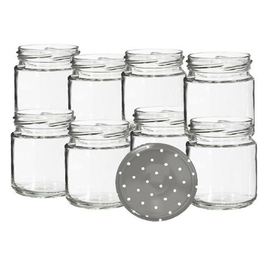 Zaváracie poháre s viečkom 40 ml 8 kusov