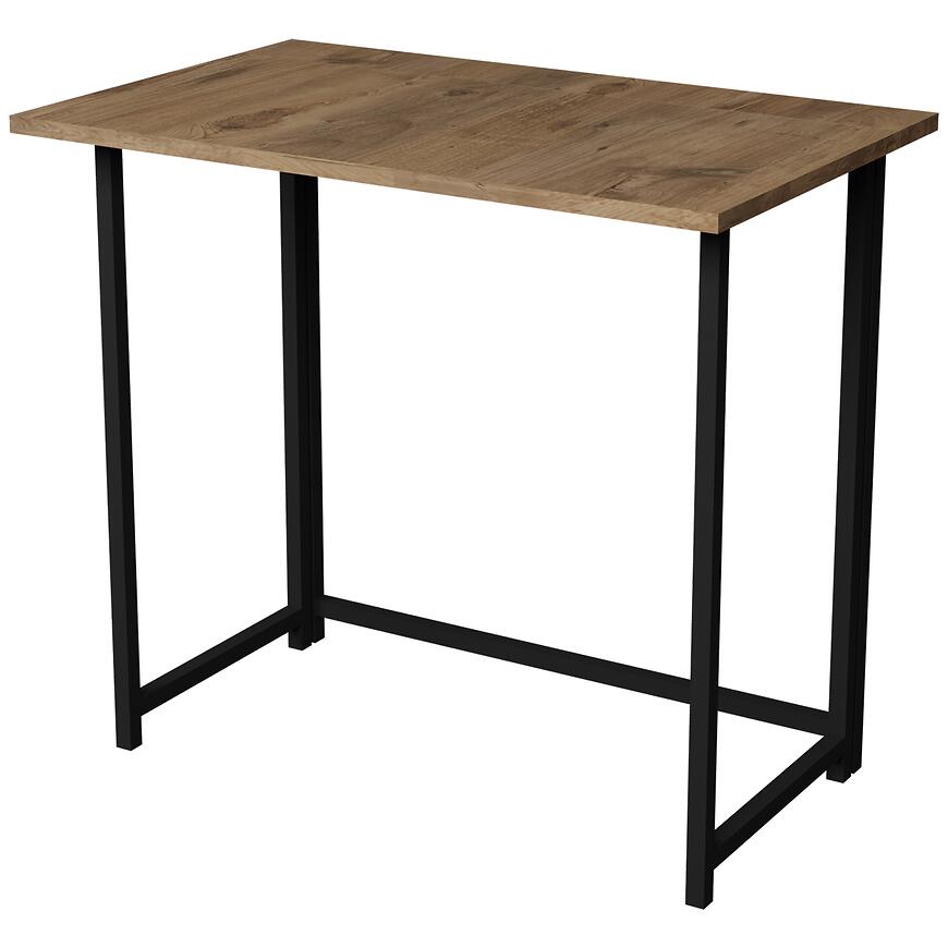 Písací stôl skladaný Fd-5080fsd-001 prírodná/čierna