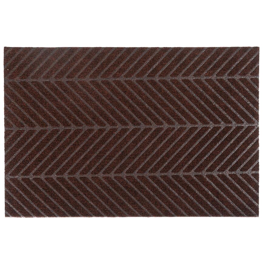 Rohožka textilná Tire 40x60 cm hnedá