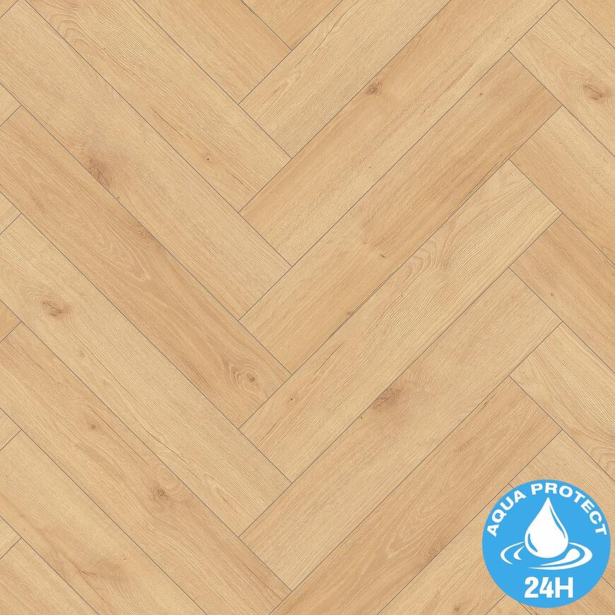 Laminátová podlaha vodeodolná Dub Denia 8mm AC5 Herringbone WR 64111
