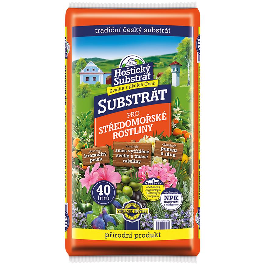 Hoštický substrát pre stredomorské rastliny 40 l