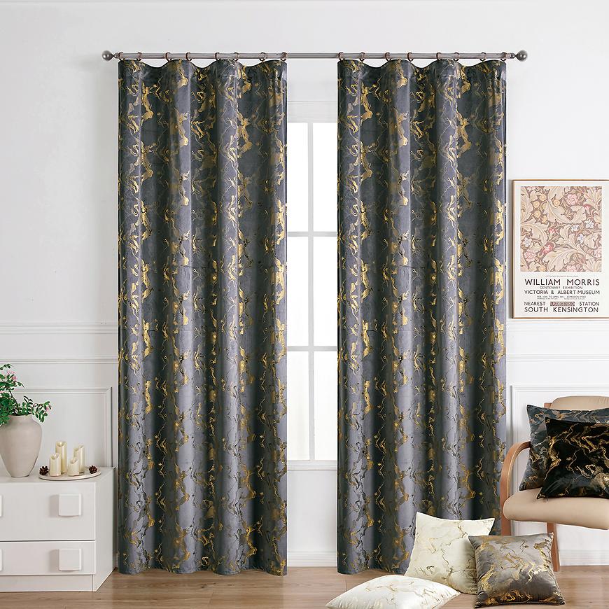 Záves na páske KLOE VET427/5/210GSM 140x250 cm sivý