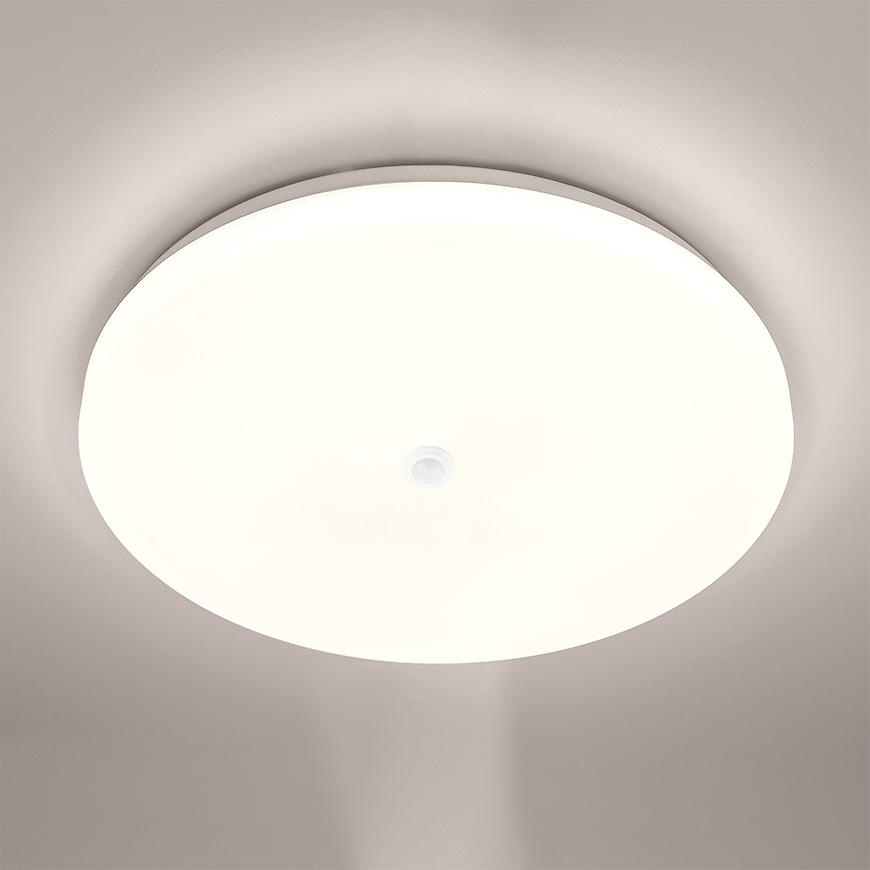 Stropné svietidlo Notus 12W LED Sensor IP44 Pl1