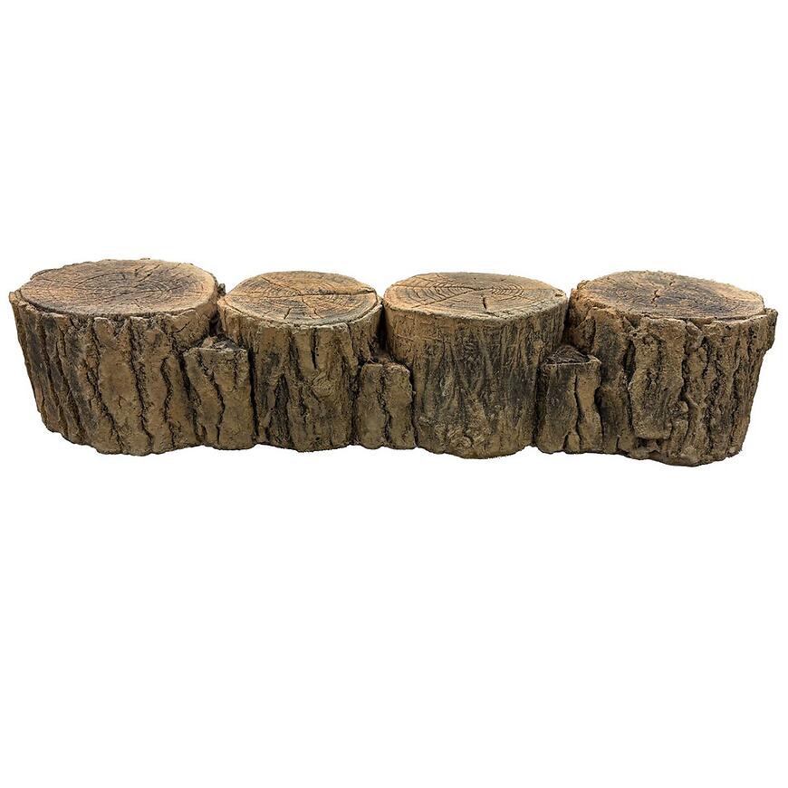 E-shop Obrubník imitácia kmeňa 38x10x8 cm