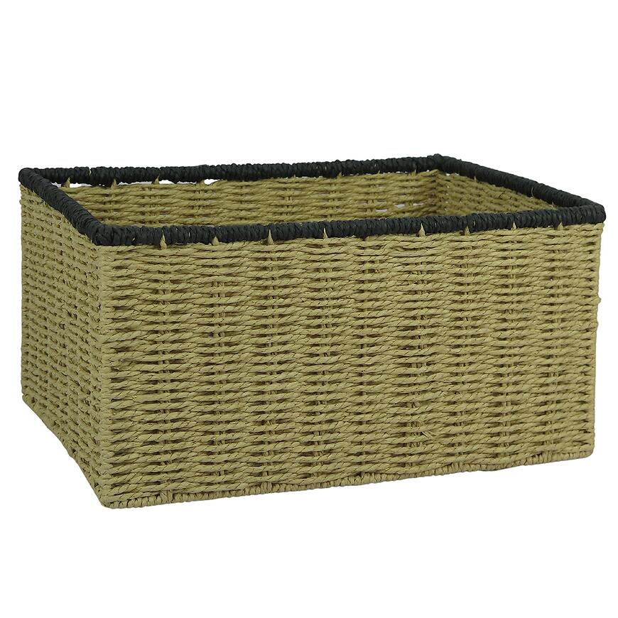 Košík svetlohnedý l 40x30 h20