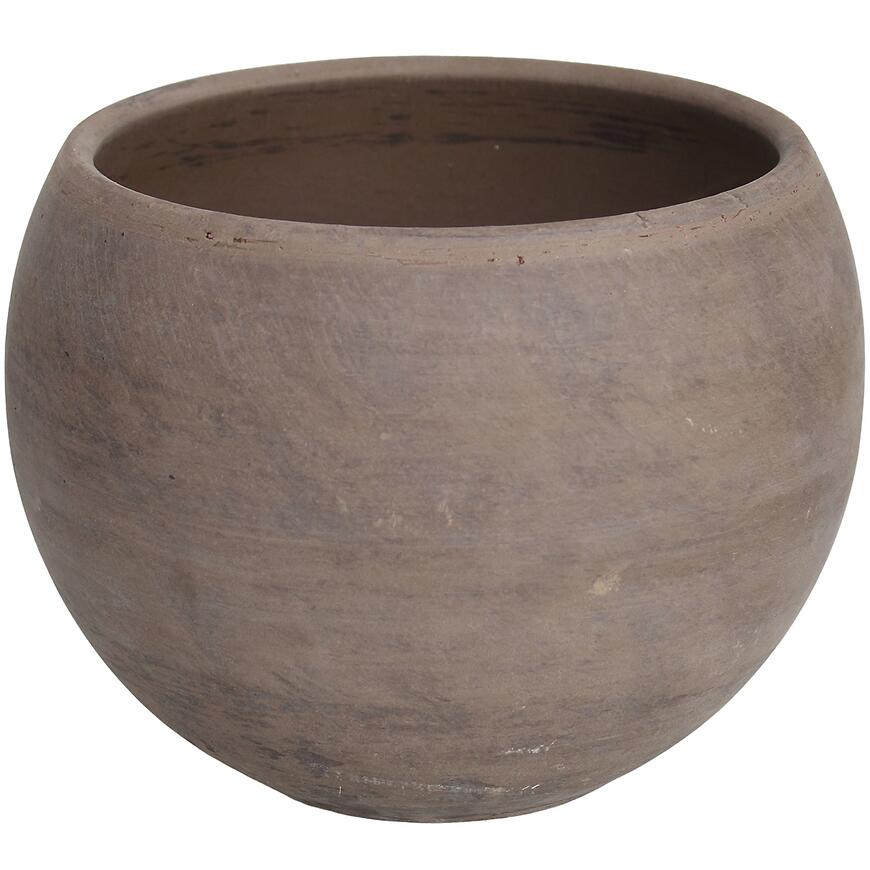 E-shop Obal na kvetináč guľatý Basalt 17 cm