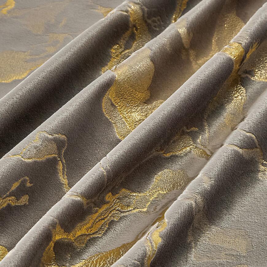 Záclonový materiál KLOE VET427/3/210GSM sivá Tovar na mieru