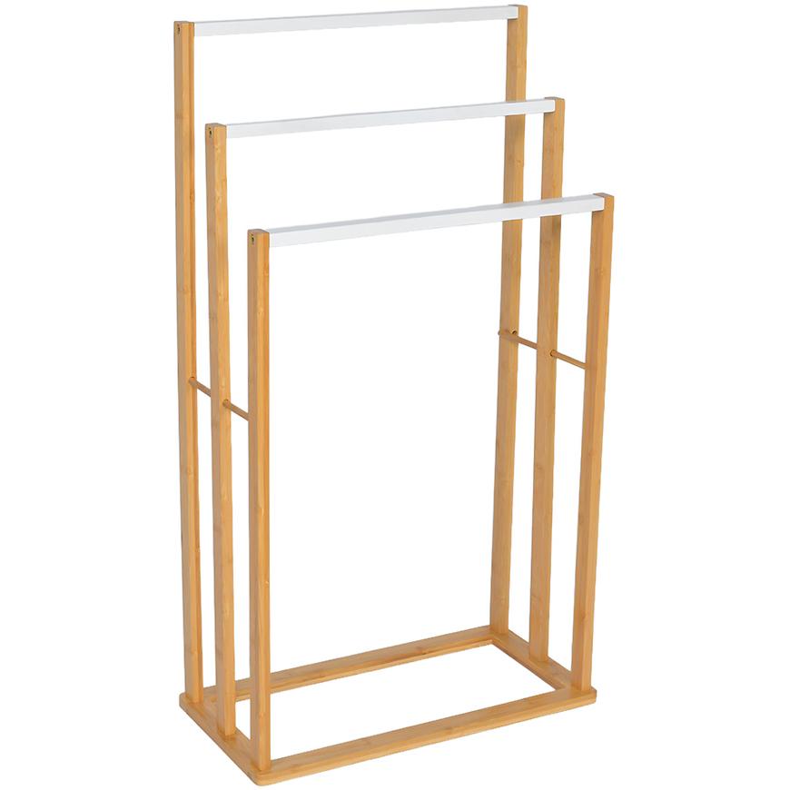Stojan Na Uteráky 47x24x84cm Biela/Nat Bth0065aa-A