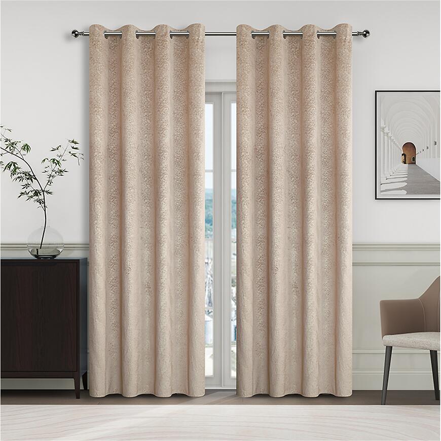 Záclonový materiál YC11935/280G/03 béžová 280 cm Tovar na mieru