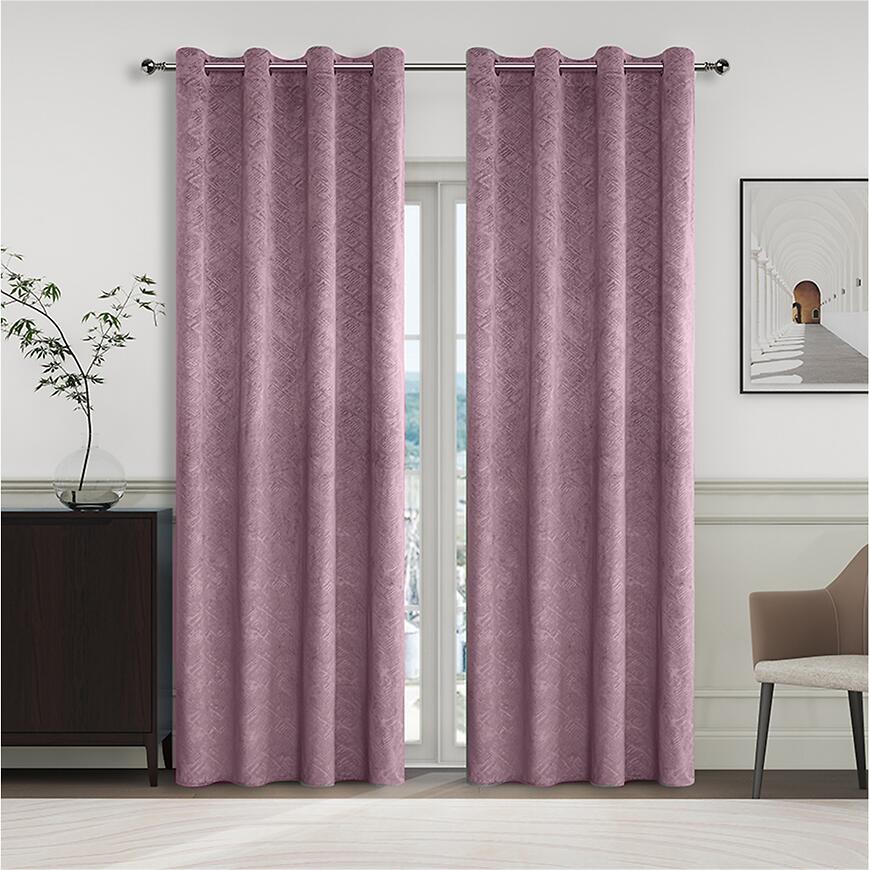 Záclonový materiál YC11937/280G/13 vres 280 cm Tovar na mieru