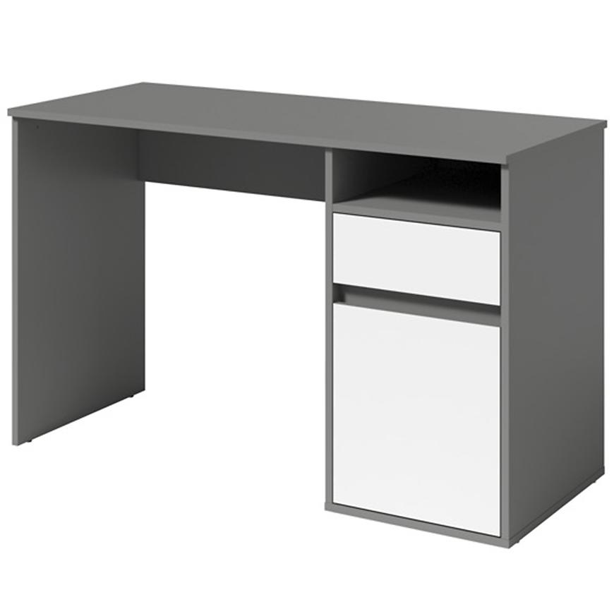 Písací stôl Billa 1d1sz 60 Nfsc B Grafit/Biela